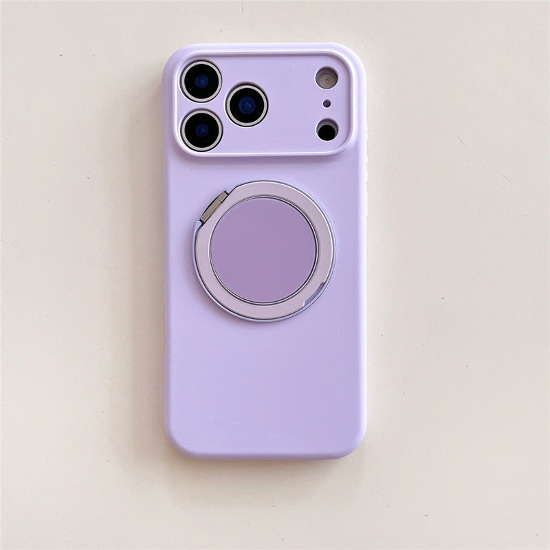iPhone 17 Air iPhone 16 Pro Max 回転ブラケット液体肌に優しいソフトシリコン携帯電話ケースMagSafe磁気携帯電話ケース