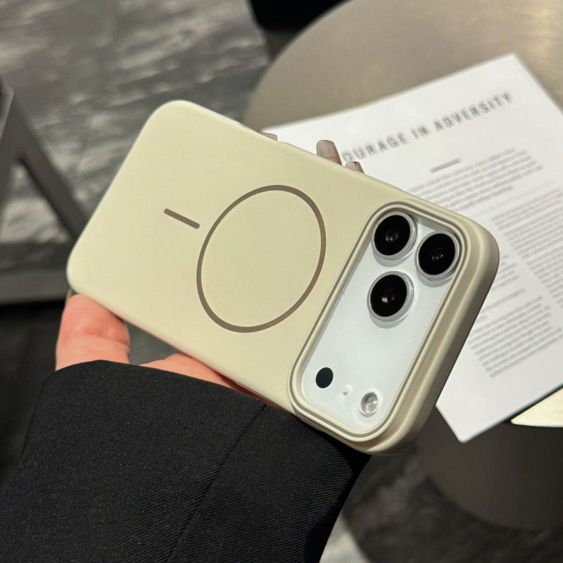 iPhone 17 Air 16 15 Pro Max スマホケース 超薄型フロストPCハードフォンケース 肌触りのマグネット式フォンケース