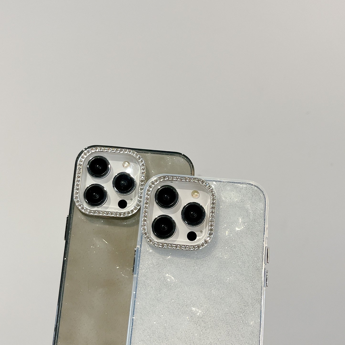iPhone 17 Air 16 15 14 13 12 Pro Max スマホケースオリジナル韓国insインターネットセレブトレンドラインストーンレンズフレーム携帯電話ケース