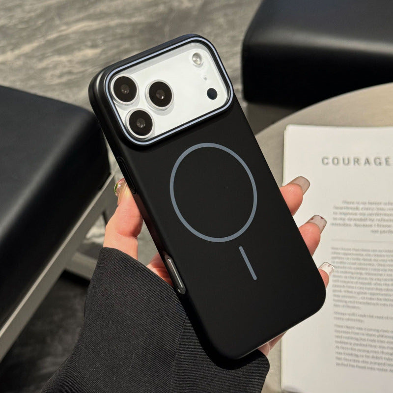 iPhone 17 Air 16 15 Pro Max スマホケース 超薄型フロストPCハードフォンケース 肌触りのマグネット式フォンケース