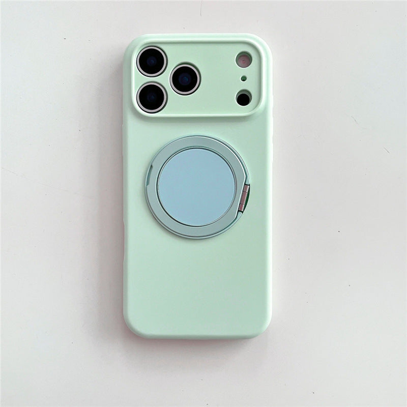iPhone 17 Air iPhone 16 Pro Max 回転ブラケット液体肌に優しいソフトシリコン携帯電話ケースMagSafe磁気携帯電話ケース