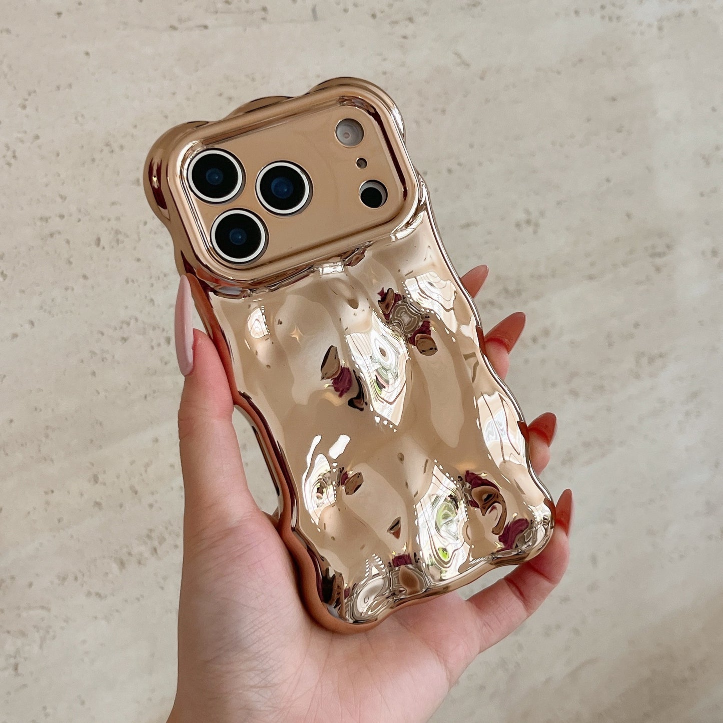 iPhone 17 Air 16 15 Pro Max スマホケース クリエイティブなパーソナライズ電気メッキ立体テクスチャ携帯電話ケース
