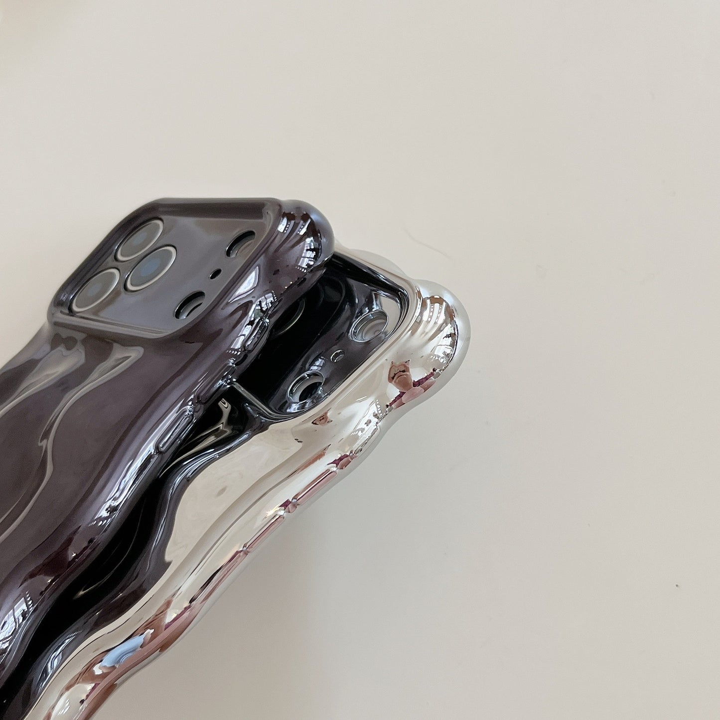 iPhone 17 Air 16 15 Pro Max スマホケース クリエイティブなパーソナライズ電気メッキ立体テクスチャ携帯電話ケース