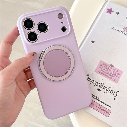 iPhone 17 Air iPhone 16 Pro Max 回転ブラケット液体肌に優しいソフトシリコン携帯電話ケースMagSafe磁気携帯電話ケース