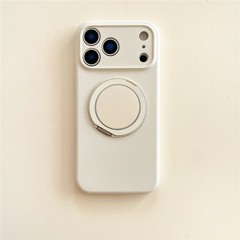iPhone 17 Air iPhone 16 Pro Max 回転ブラケット液体肌に優しいソフトシリコン携帯電話ケースMagSafe磁気携帯電話ケース