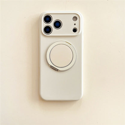 iPhone 17 Air iPhone 16 Pro Max 回転ブラケット液体肌に優しいソフトシリコン携帯電話ケースMagSafe磁気携帯電話ケース