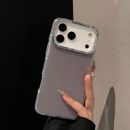iPhone 17 16 15 14 13 Pro Max スマホケース ダイヤモンドジェリー 半透明フロストスマホケース