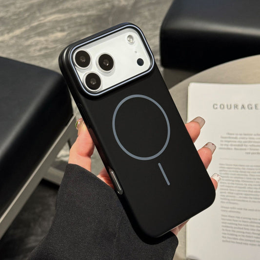 iPhone 17 Air 16 15 Pro Max スマホケース 超薄型フロストPCハードフォンケース 肌触りのマグネット式フォンケース
