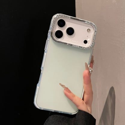iPhone 17 16 15 14 13 Pro Max スマホケース ダイヤモンドジェリー 半透明フロストスマホケース