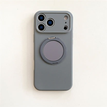 iPhone 17 Air iPhone 16 Pro Max 回転ブラケット液体肌に優しいソフトシリコン携帯電話ケースMagSafe磁気携帯電話ケース